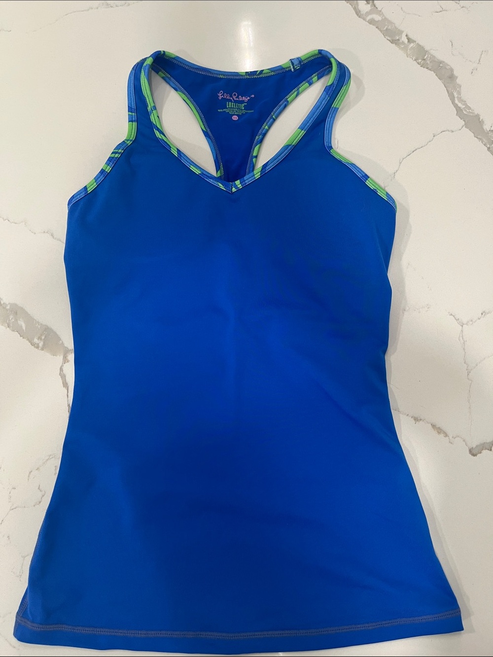 Lilly Pulitzer Blue Racerback athletic tank